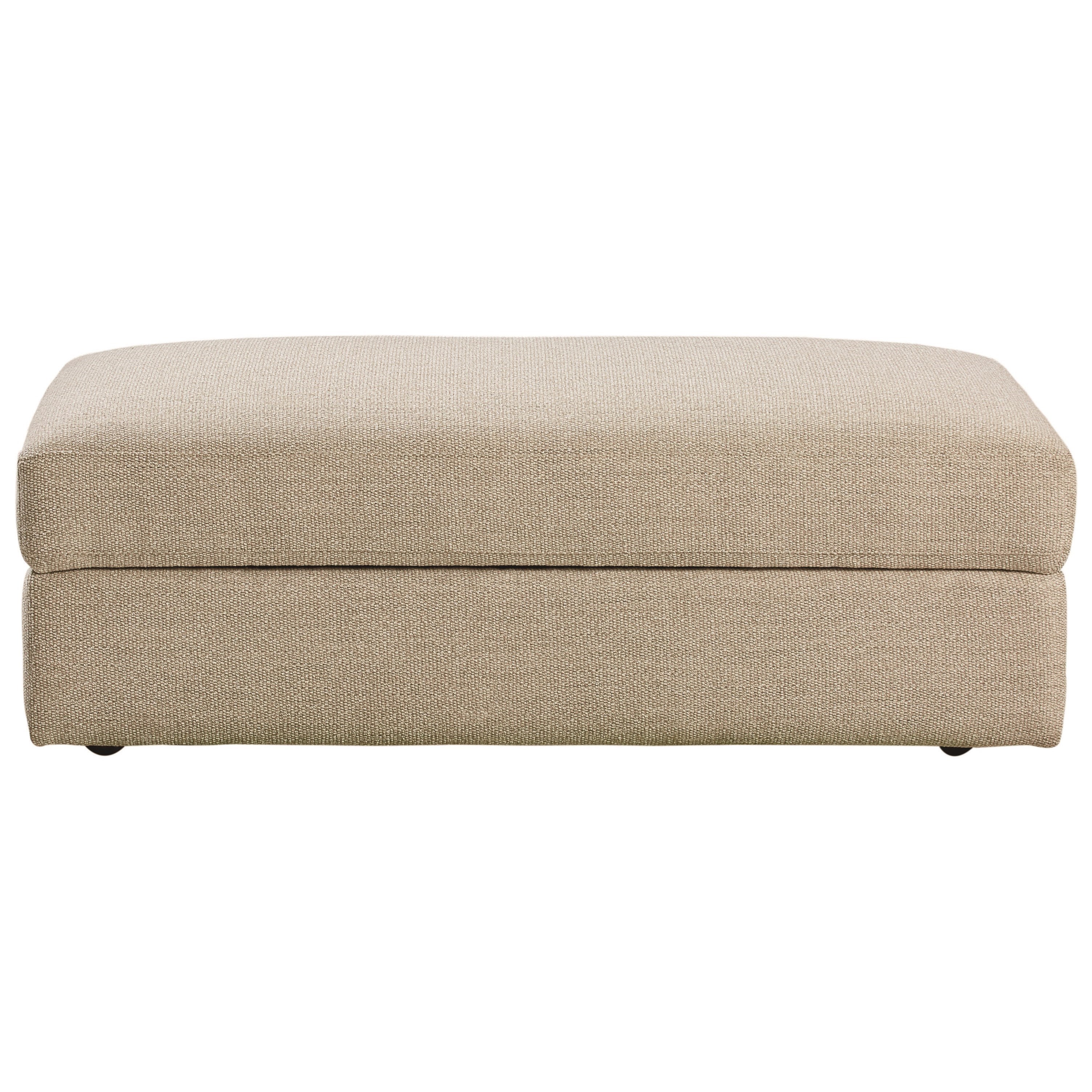 Contemporary online storage ottoman